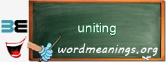 WordMeaning blackboard for uniting